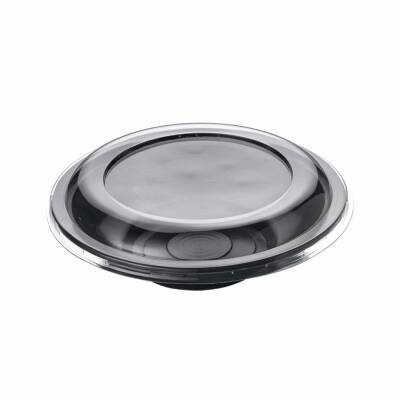 Kapaklı Siyah Salata Seti 500 cc 50 li