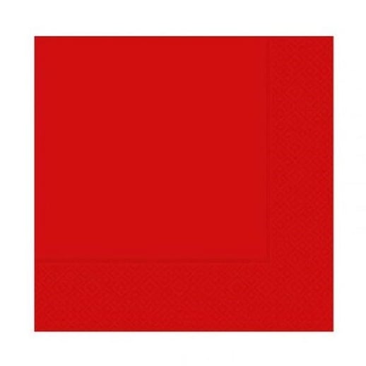 Kırmızı Kağıt Peçete - 16 Adet