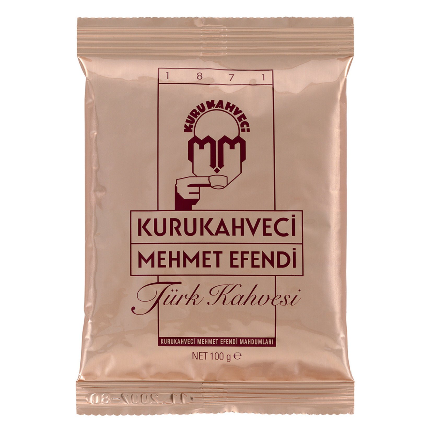 Kurukahveci Mehmet Efendi Türk Kahvesi 100 G Kurukahveci Mehmet Efendi