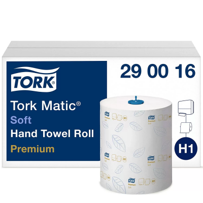 Tork Matic Hareketli Kağıt Havlu Premium - Çift Katlı - 100 metre - 6`lı Rulo - 21cm Tork