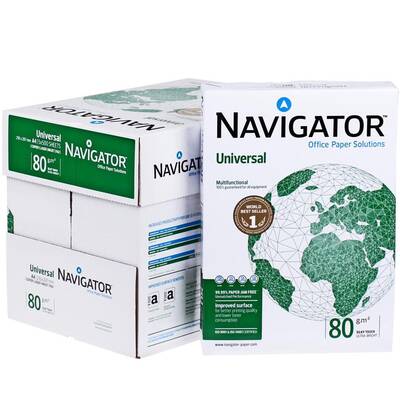 Navigator A4 Fotokopi Kağıdı - 80 gr - 1 Koli - 5 Paket - 2.500 Sayfa