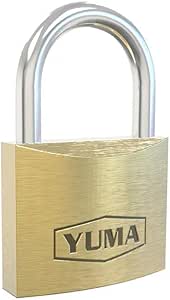 Yuma Türk Malı Pirinç Kısa Asma Kilit 40 mm