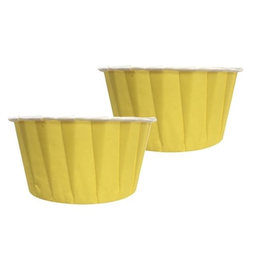 Sarı Cupcake Kek Kapsülü - 10 Adet