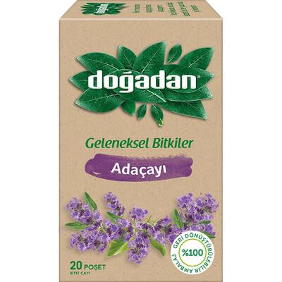 Doğadan Adaçayı Bitki Çayı 20'li Doğadan
