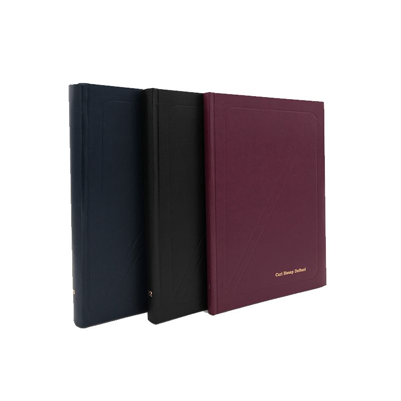 Dilman Cari Hesap Defteri 20X28 96 Yp. Dikey Ciltli