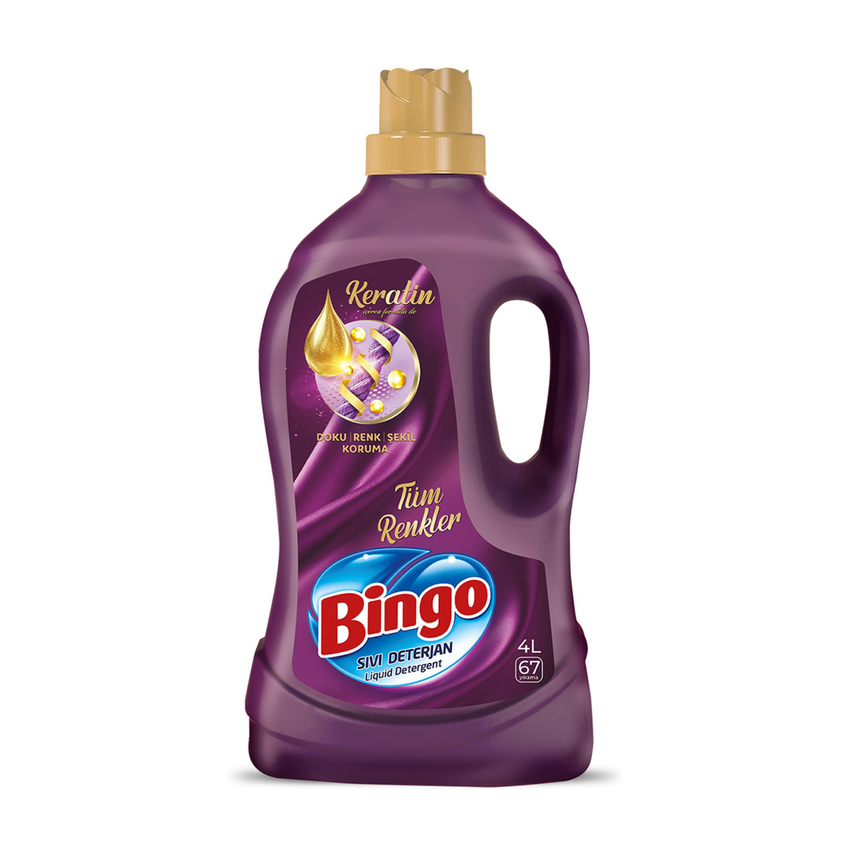 Bingo Sıvı Deterjan Bakım 4 L Onaran Koruma 67 Yıkama Bingo