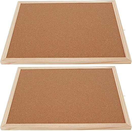 Kaliteli mantar panolar 30 x 40 cm ahşap çerçeveli, ofis duvarları için güçlü ve tekrar kullanılabilir, dekoratif asma iğnesi, not notu, bülten tahtası