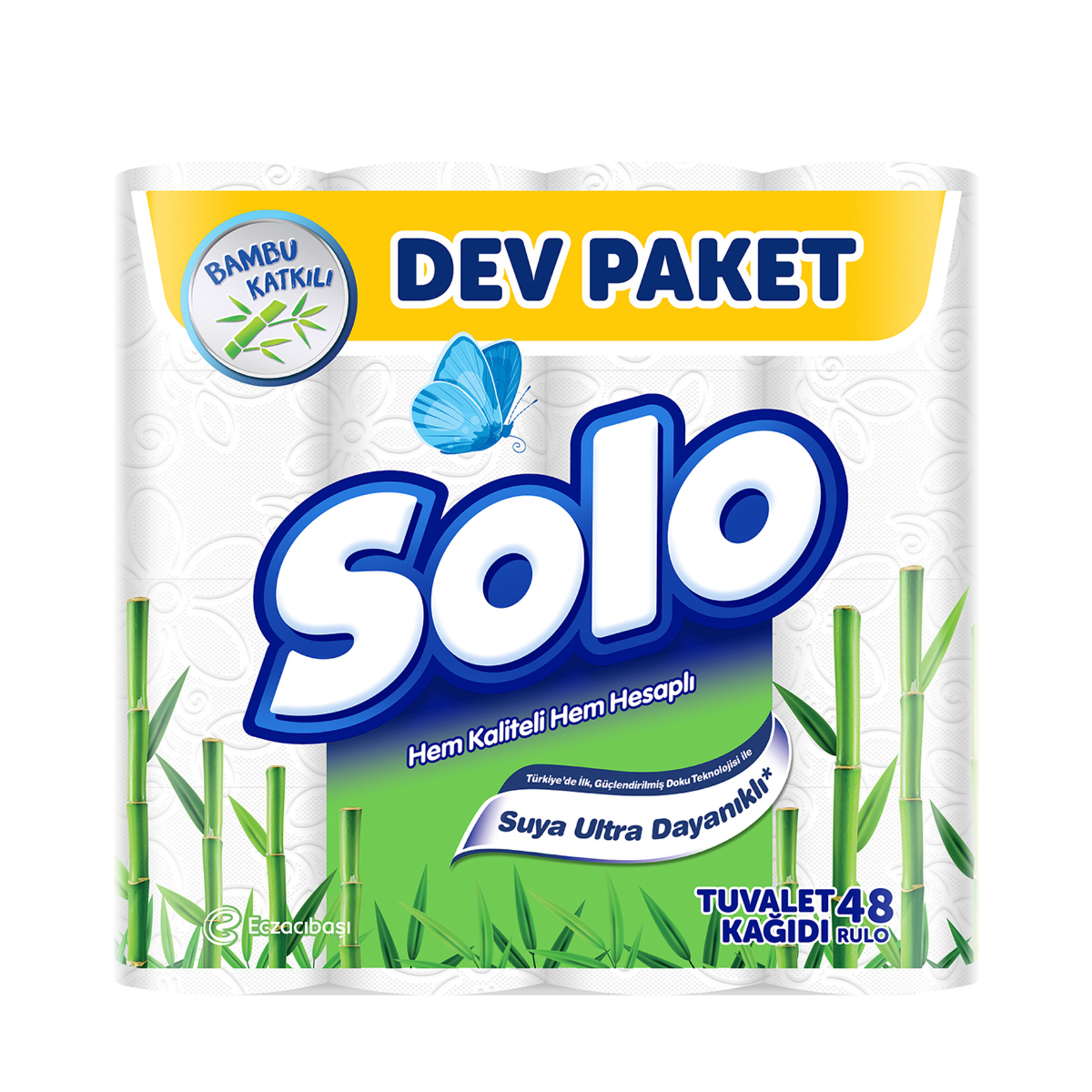 Solo Bambu Katkılı Tuvalet Kağıdı 48'li