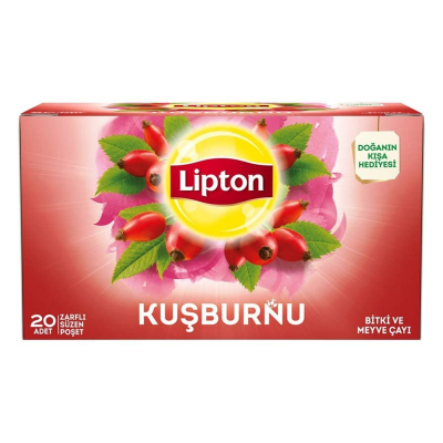 Lipton Kuşburnu Meyve Çayı 20'li Lipton