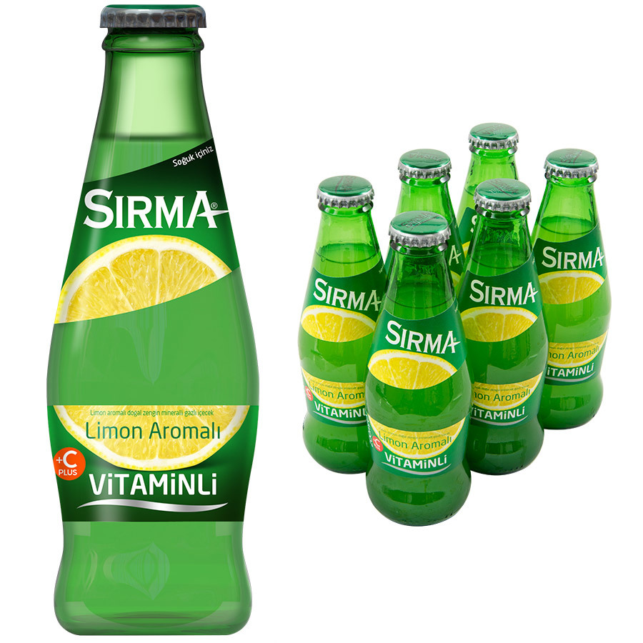 Sırma Vitaminli C-Plus Limon Aromalı 200 Ml x 24