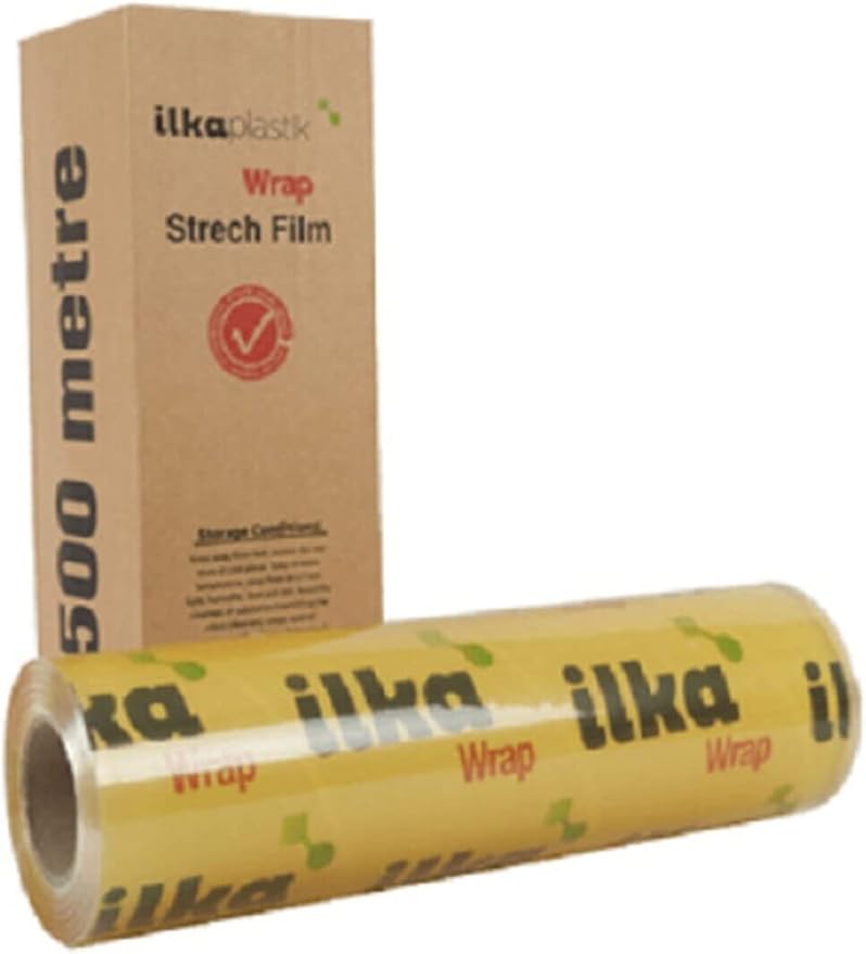İlka Wrap Streç Film 8 Mikron 45x1500m