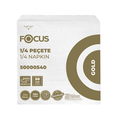 Focus Gold Kağıt Peçete 50'li 24 Adet Focu