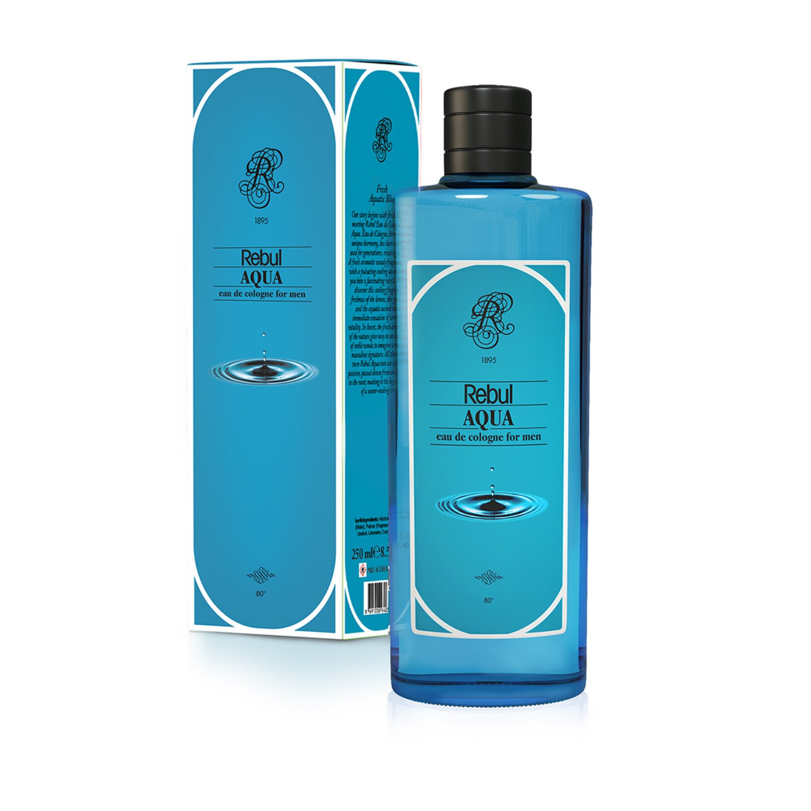 Rebul Aqua Edc Unisex Lf Kolonya 250Ml Rebul