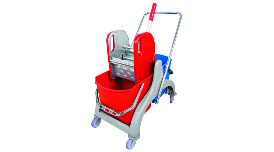 Çift Kovalı Temizlik Seti Çelik Presli Ceymop