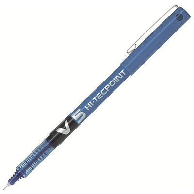 Pilot V5 Hi-Tecpoint Kalem-Mavi