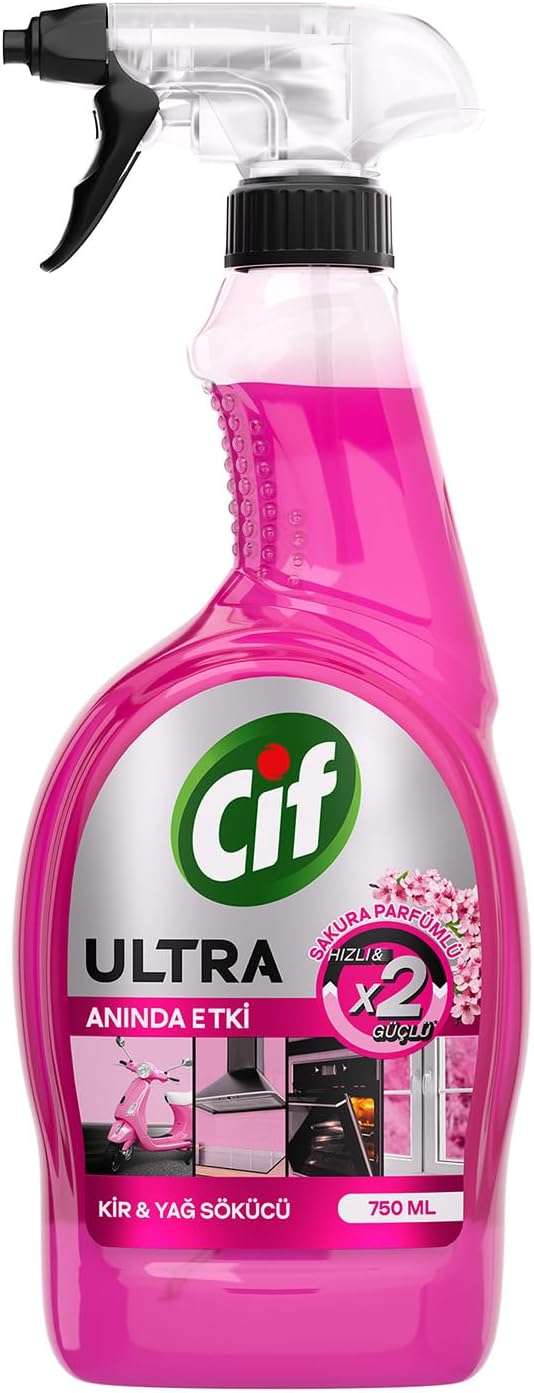 Cif Ultra Sprey Sakura Parfümlü 750 ml