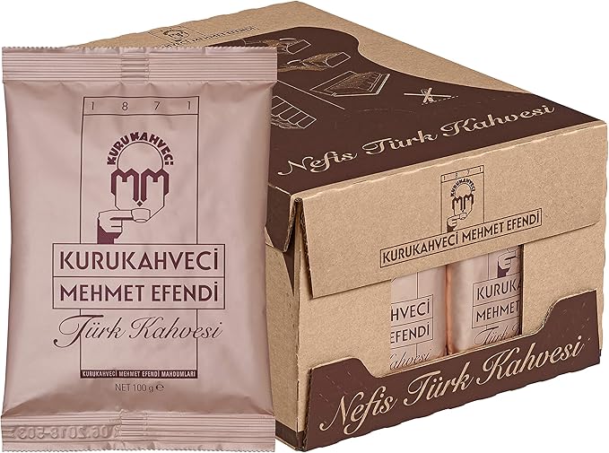 Kurukahveci Mehmet Efendi Türk Kahvesi 100gr Folyo Ambalaj 25'li
