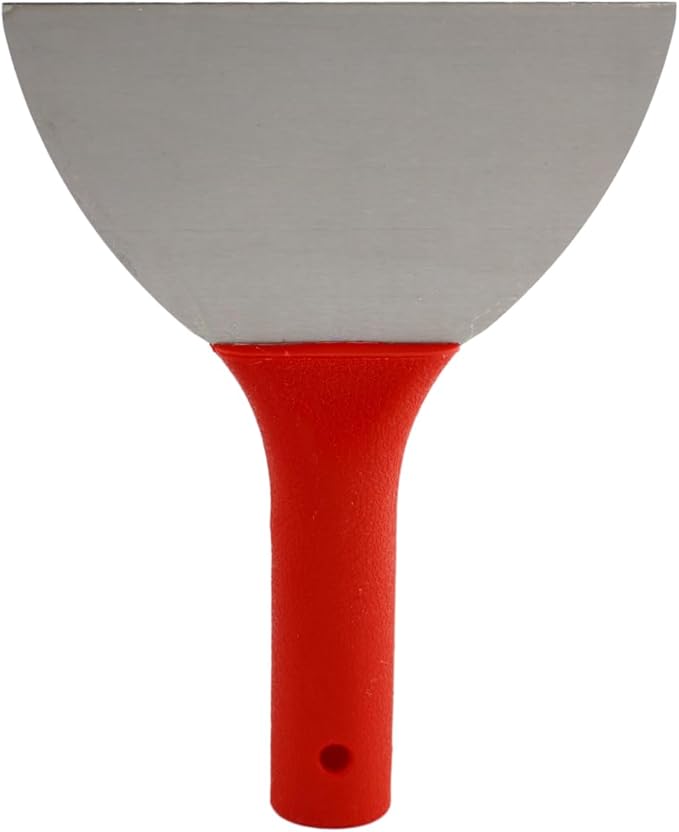Plastik Saplı Metal Spatula Sıva Duvar Macun Boya Kazıma Ispatulası 18 cm