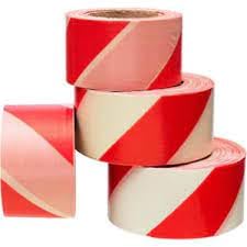 Emniyet Şeridi İkaz Bandı Kırmızı Beyaz Uyarı Bant (250 metre)