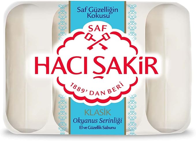 Hacı Şakir Klasik Okyanus Serinliği El ve Güzellik Sabunu 4x70 gr